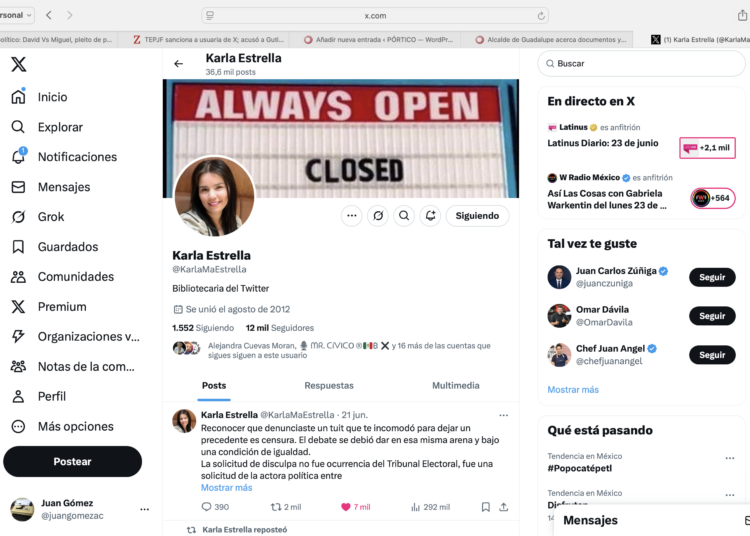 Tuitear no es delito (todavía)
